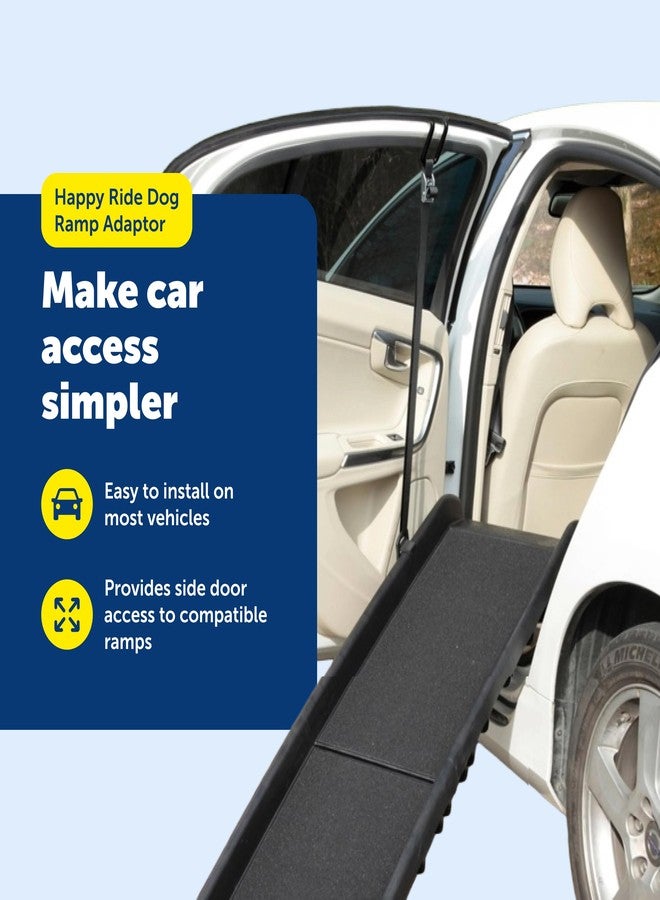 بيت سيف محول منحدر الكلاب "بيت سيف هابي رايد" - دعامة دخول جانبية آمنة - محول منحدر محمول للسيارات وسيارات الدفع الرباعي والشاحنات - دعامة دخول مريحة للحيوانات الأليفة - موصل منحدر متين - Image 4